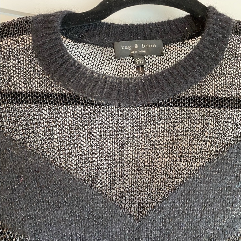 Rag & Bone Blaze Crewneck Mohair blend Sweater size XXS - Picture 3 of 7